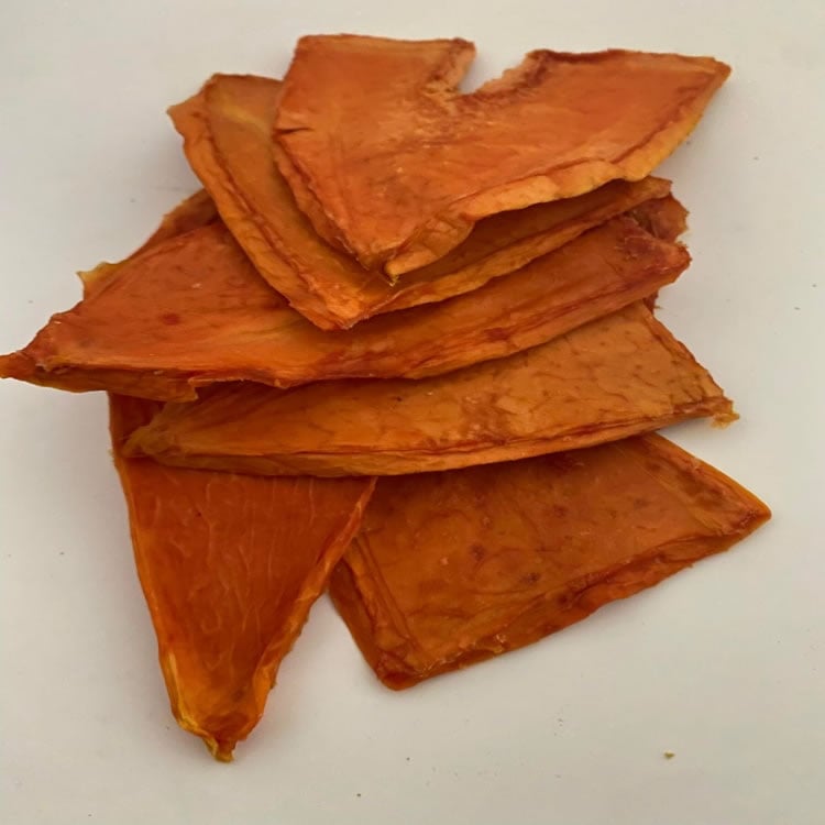 Red Papaya Fruit Slices (Dried)