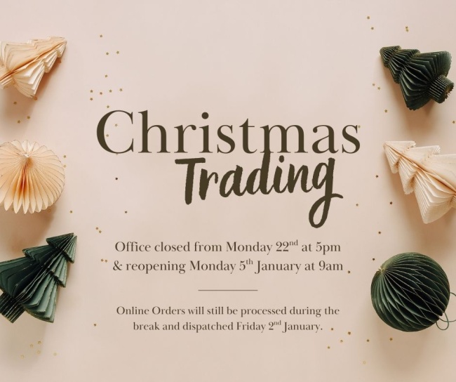 Christmas Trading Hours & Holiday Dispatch Information