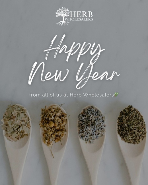 Wishing You a Happy New Year from Herb Wholesalers 